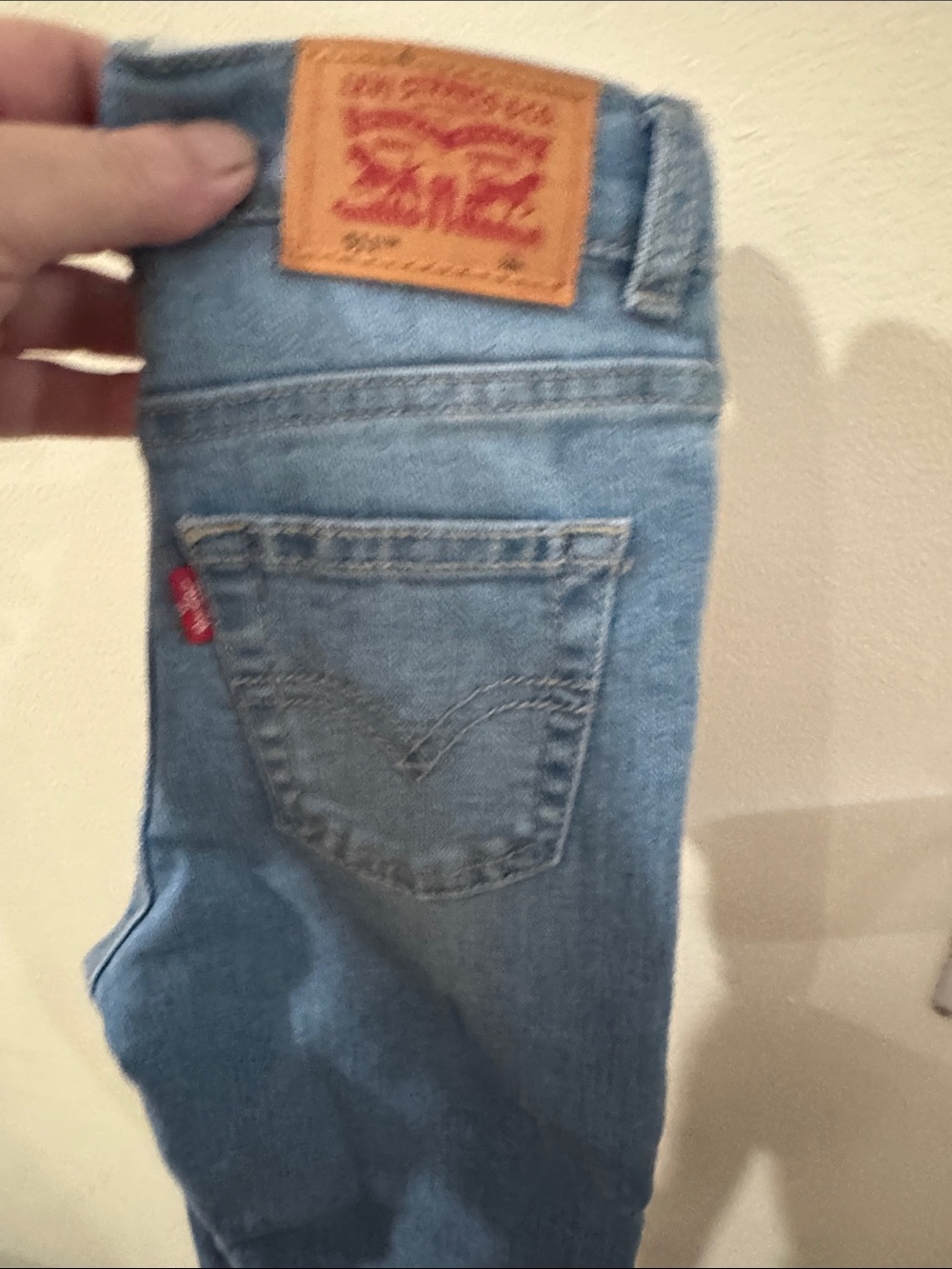 Levi's Light Blue Denim Jeans with Back Pocket Red Tab